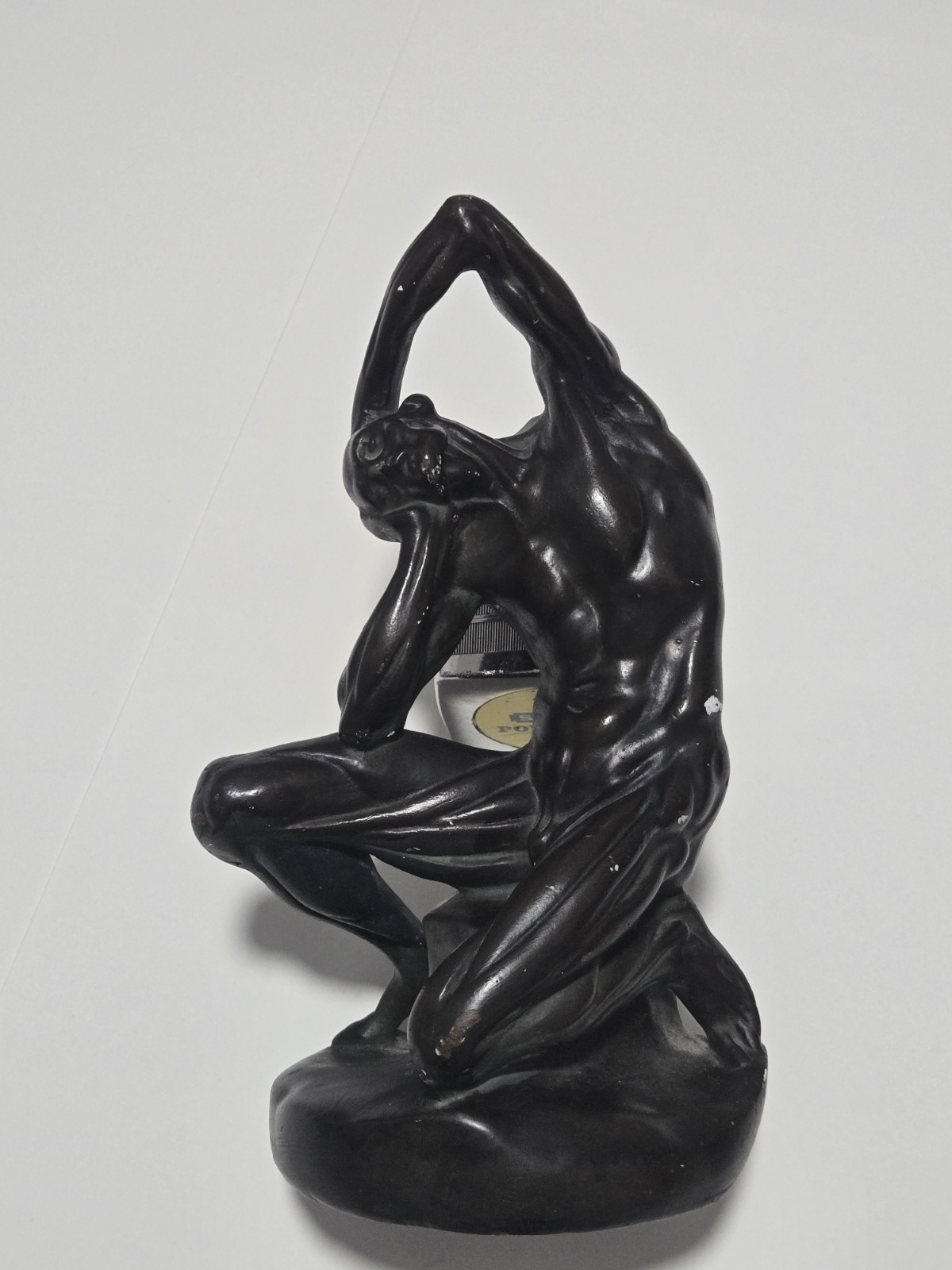 Vtg Écorché After Michelangelo Austin Production Repro Ceramic Sculpture Rare!