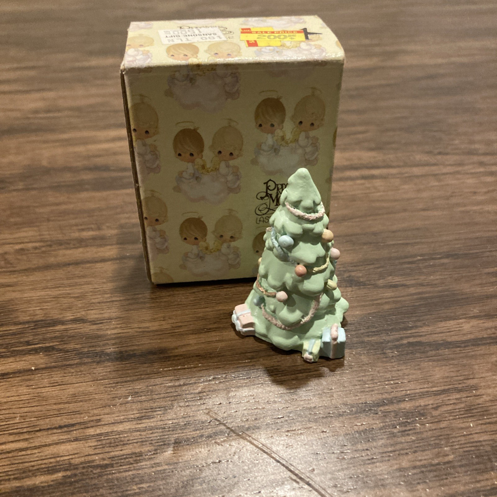1990 Precious Moments Christmas Scene Silent Night Christmas Tree