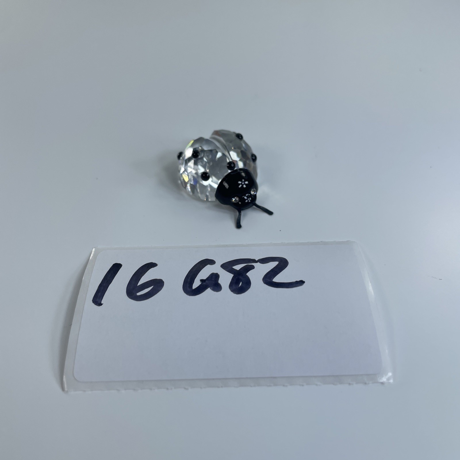 Swarovski Crystal Ladybug Figurine w/Box Mirror 7604NR000001 16G82
