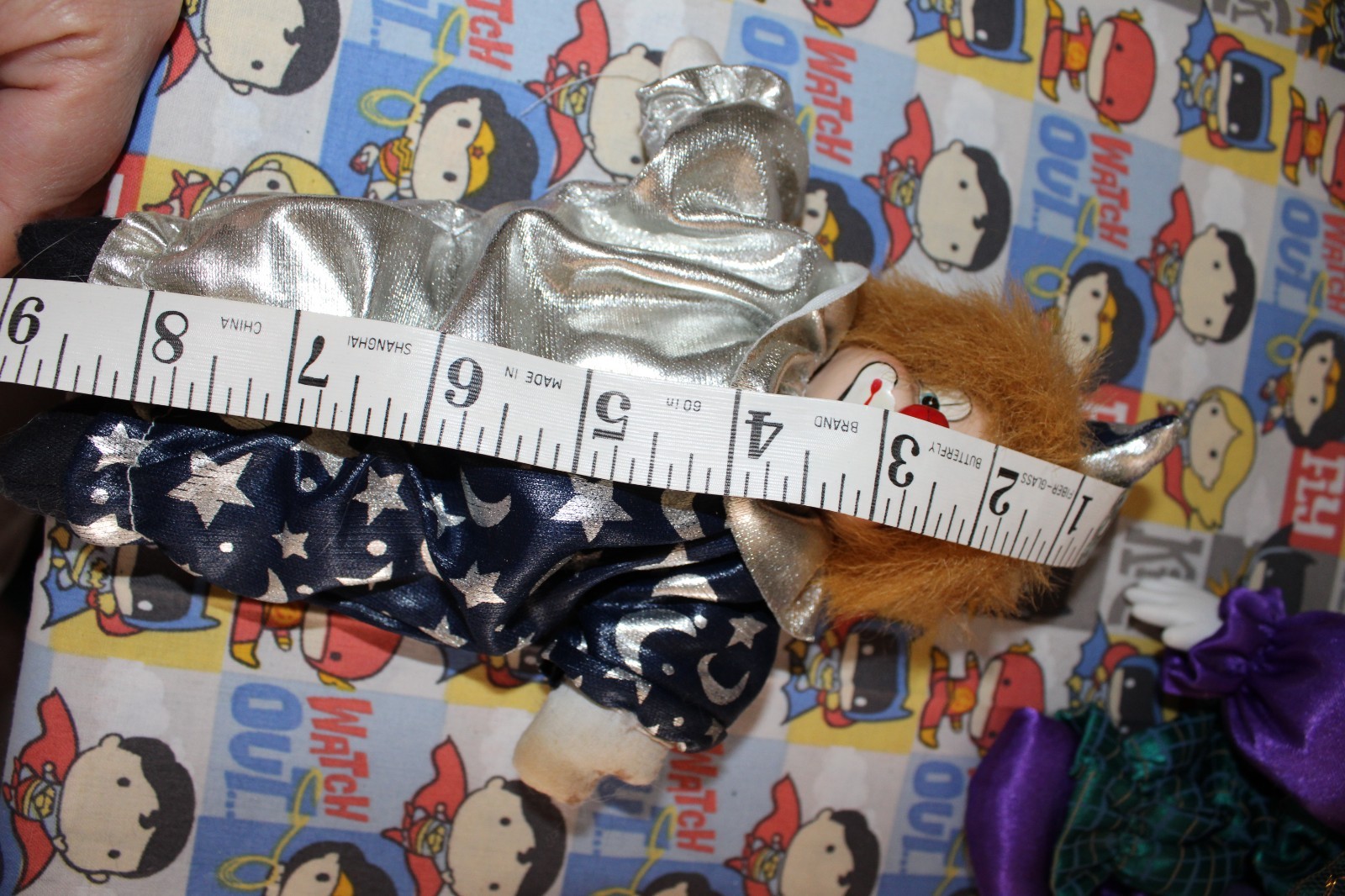VTG Clown Shelf Sitters Set of 6 Super Cute 1 Medium 5 Small