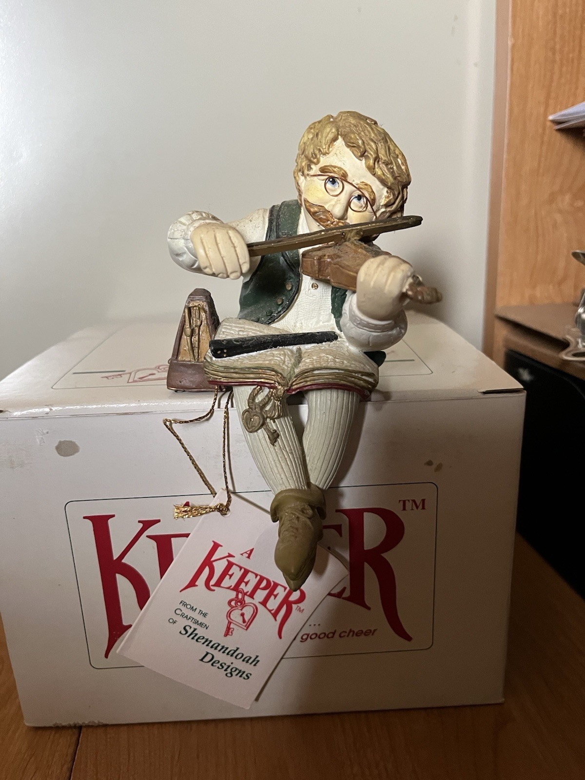 Shenandoah Designs “ The Keeper Of Music” Figurine