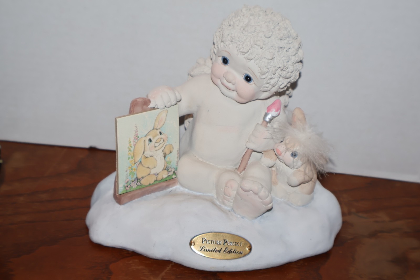 Dreamsicles Picture Perfect Limited Edition Cherub Bunny Cast Art Kristin 1994