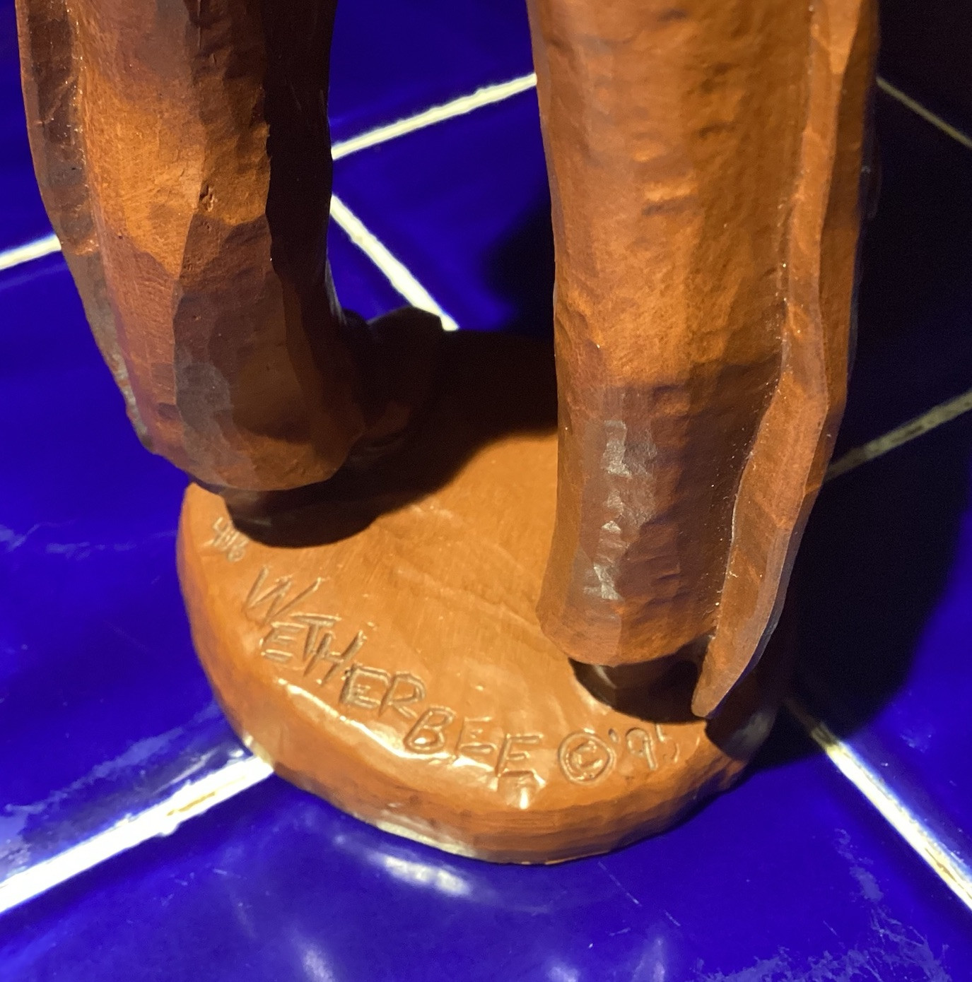 Red Mill Mfg Figurine- Rodeo Cowboy- Made In USA 1995- #416- 10.5”