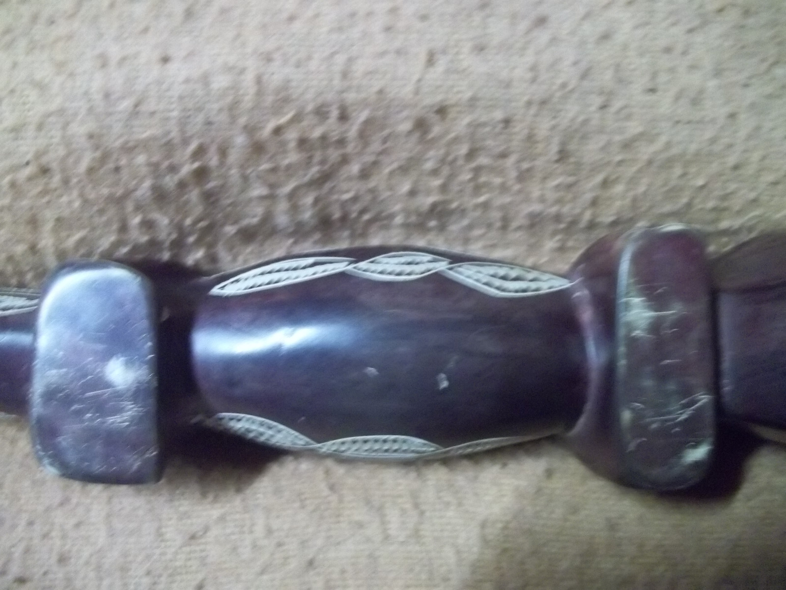 Beautiful Vintage Hand Carved Stone Alligator Figurine – 13.5″x 2″x3″ over 2.LB.