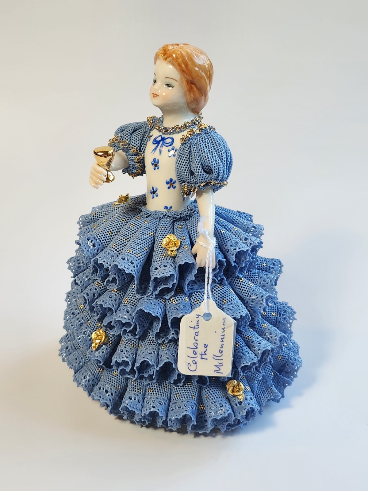 Muller Volkstedt Irish Dresden Celebrating Millenium Limited Edition Figurine