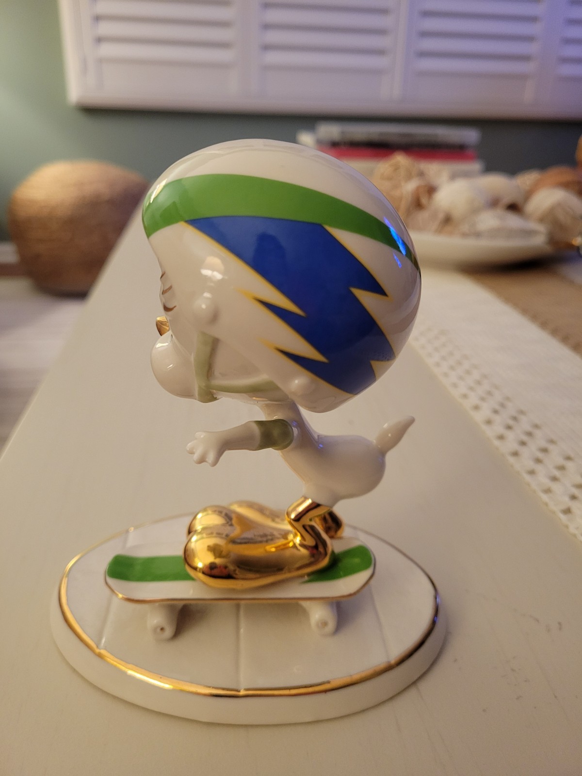 Lenox Tweety Skateboarding Figurine Bird Helmet Looney Tunes Warner Bros Open