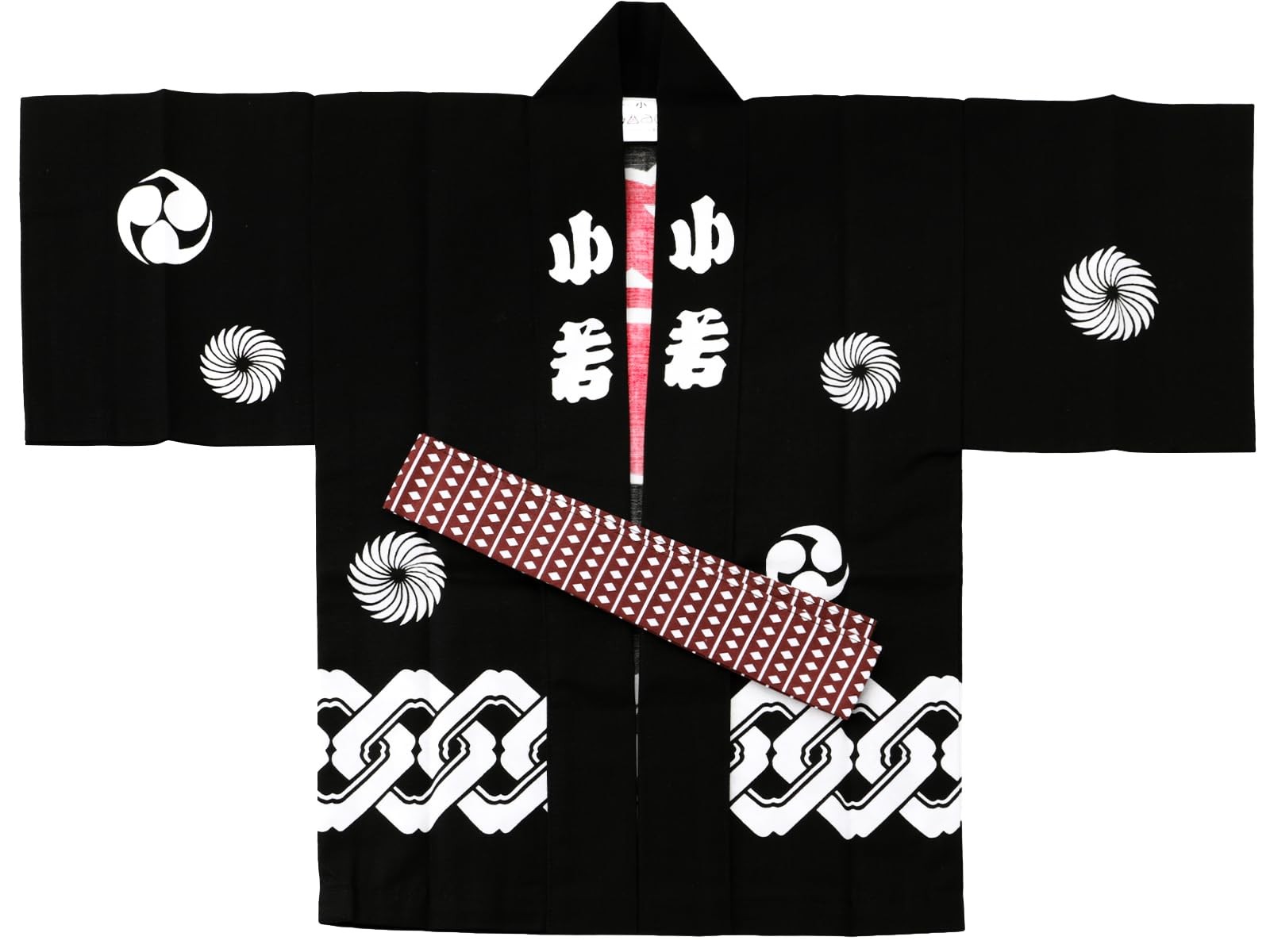 Festival Happi Half Coat & Obi Set Kids Adults Made in Japan SAKIKU-EN