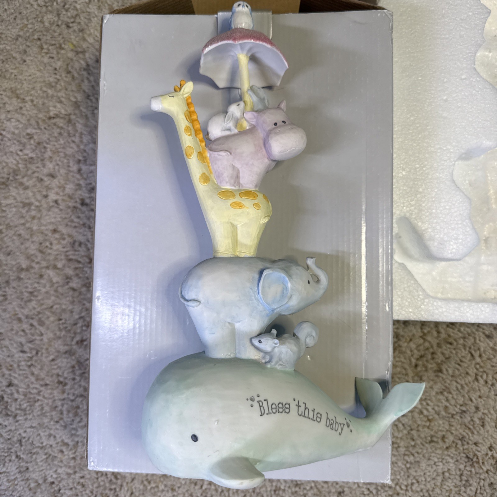 Grasslands Road- Stacked Animal Figurine, 7 1/8in x 4in x 12in