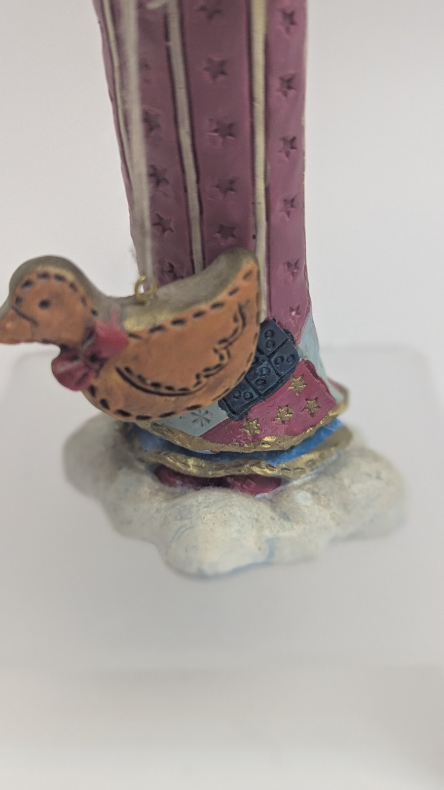 Russ Berrie Heavensent Angel 6″ Figurine #13825 Reg. CZ-1680 w/Teddy & Duck