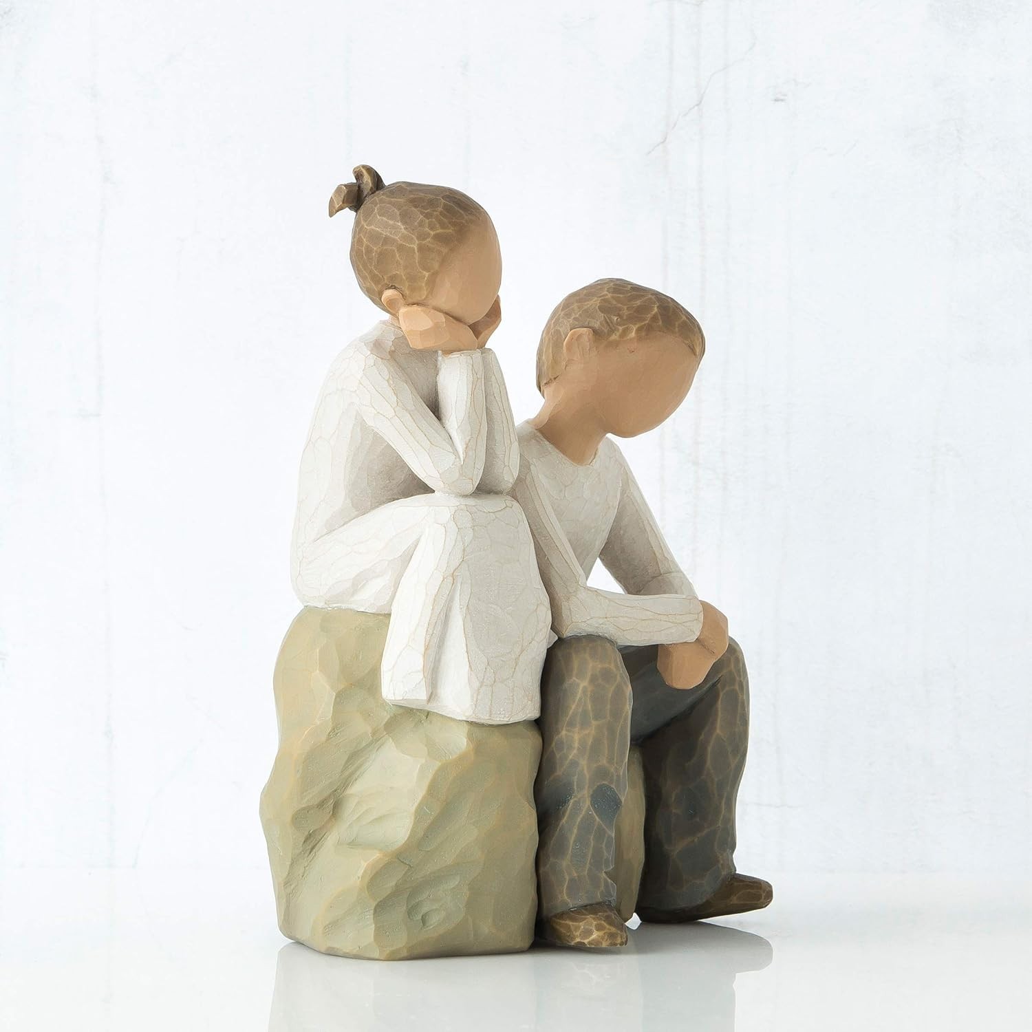 Willow Tree Brother and Sister, by My Side, A Gift to Reflect Friendship Between