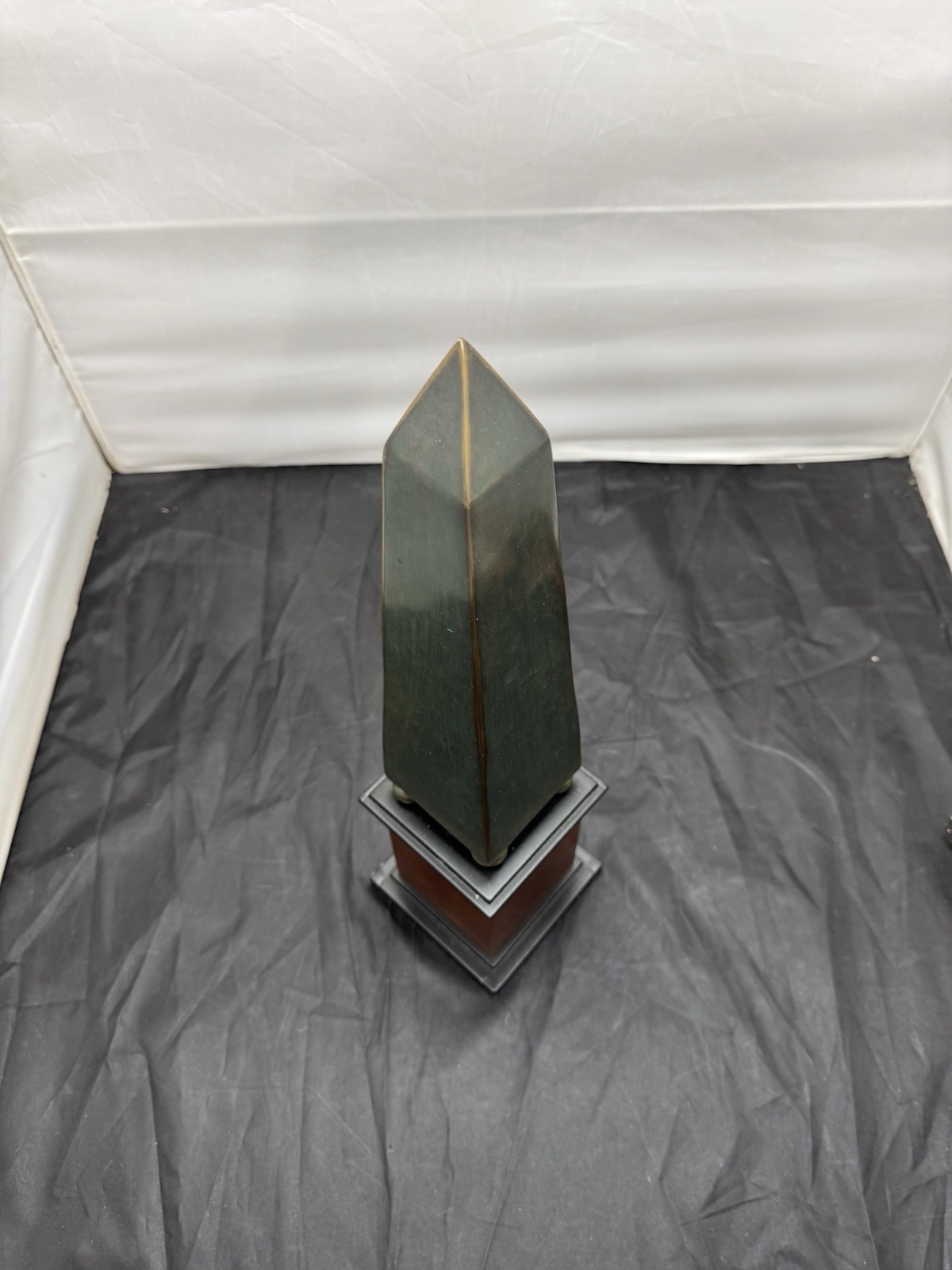 Decorative Crafts Inc 8354 Egyptian Revival 16″ Obelisk Statue Stone Finish