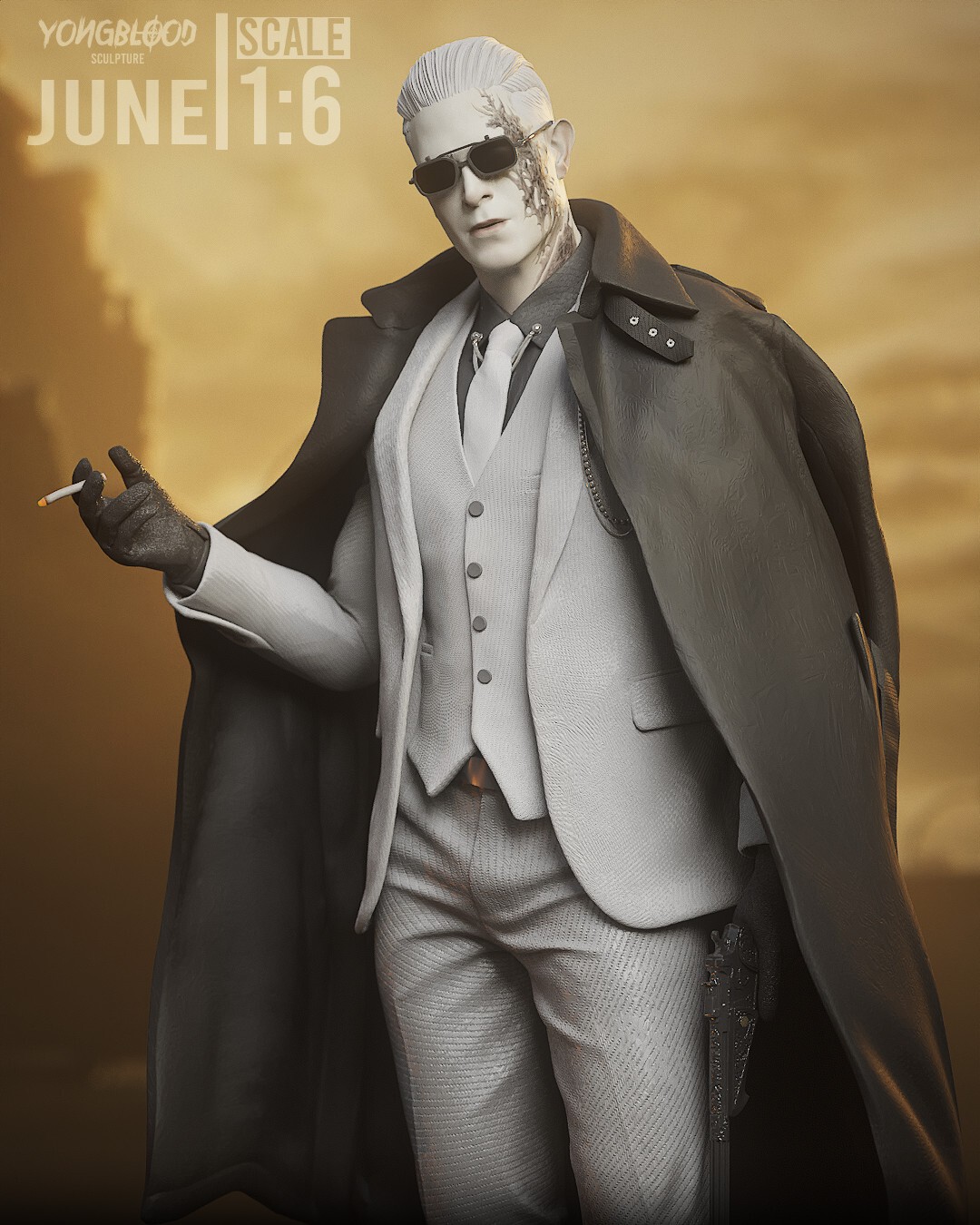 1:8 Zeno Resident Evil Requiem Fan Art UNPAINTED High Quality Garage Kit
