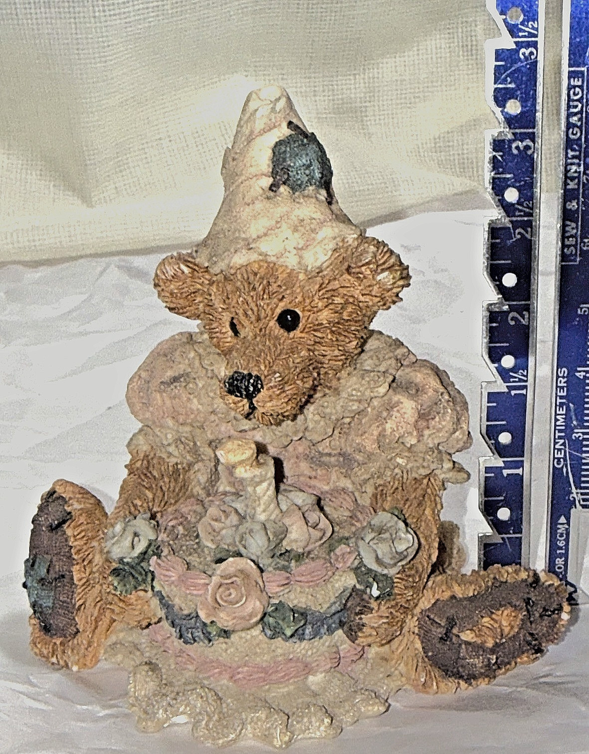 Boyds Bears & Friends-The Boyds Collection#2014 Bailey with Birthday Cake & Hat