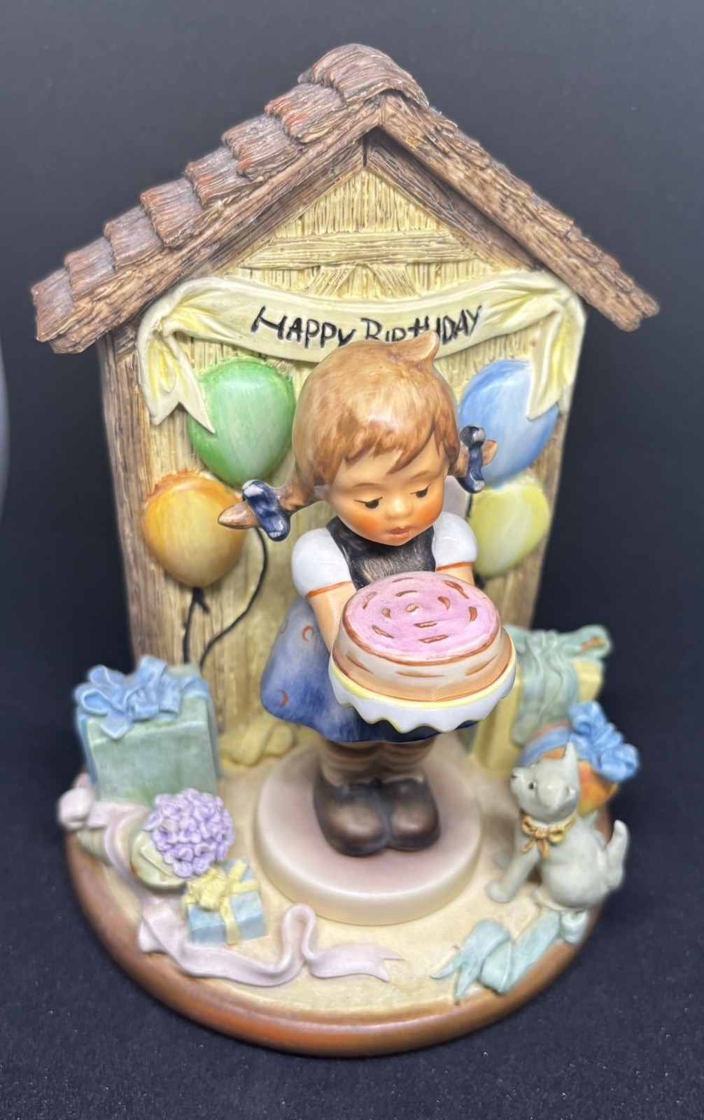 Hummel Sweet As Can Be 541 and Happy Birthday Scape 925-D, great condition