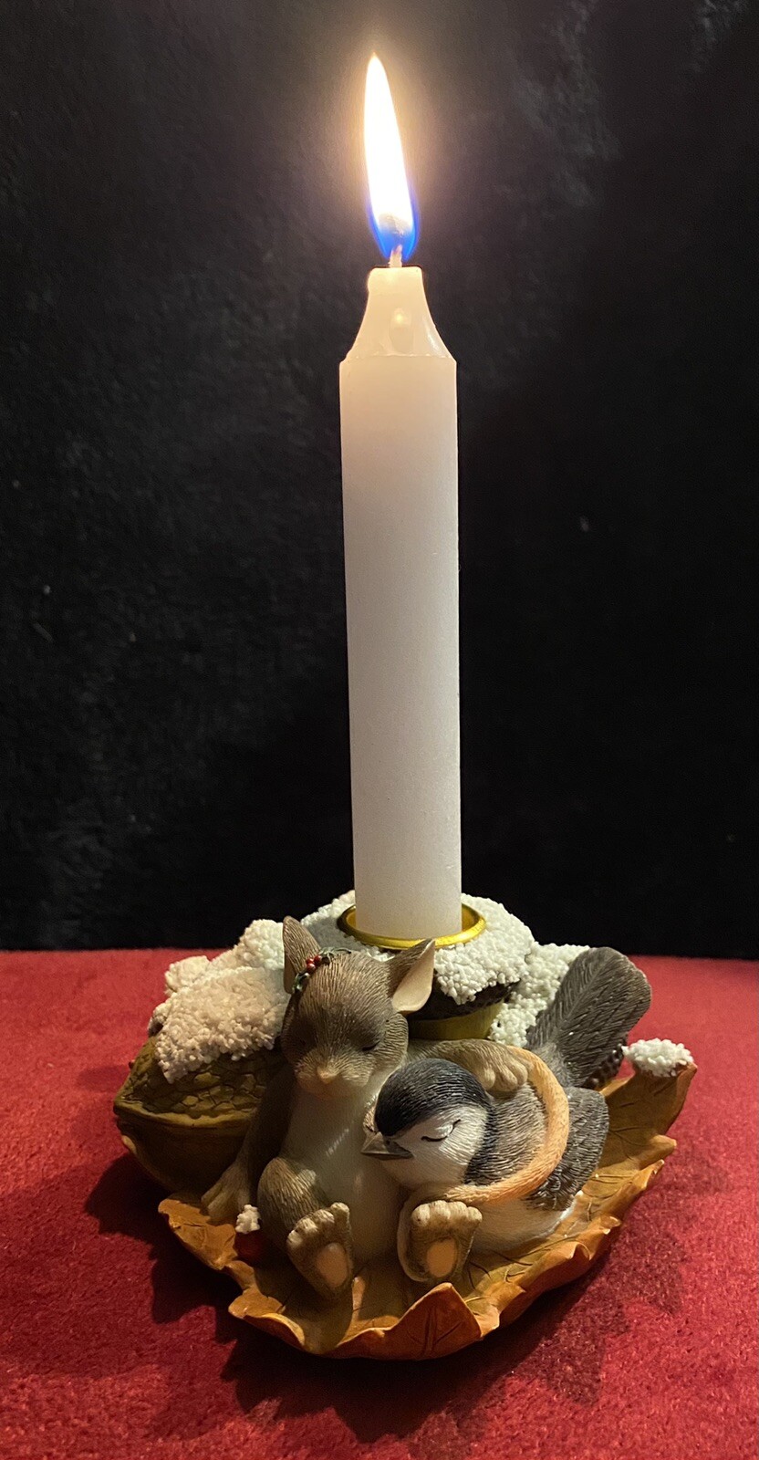 Fitz & Floyd Charming Tails Candleholder “Silent Night” Item: 93/451. New In Box