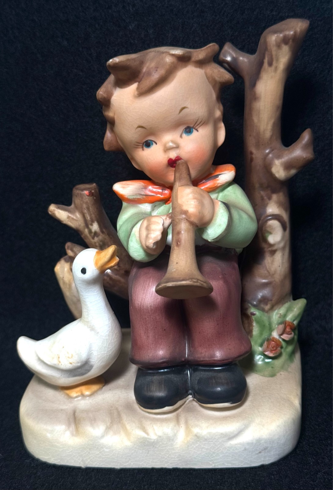 Vintage Erich Stauffer Backyard Harmony Porcelain Figurine #8213 5″ READ