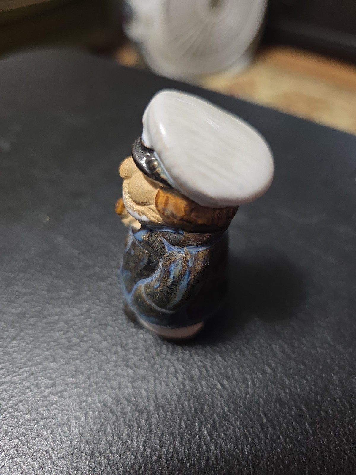 Vintage 1960 Ceramic OLD SALT Sea Captain Figurine With Pipe Europe