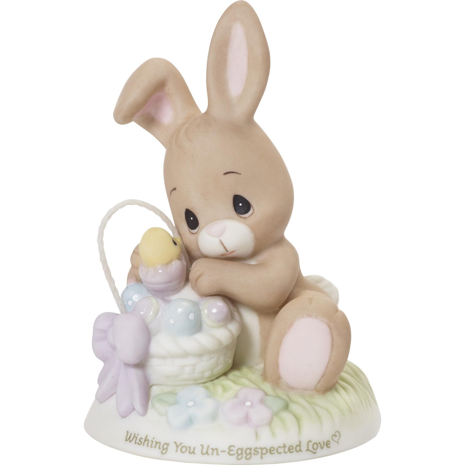 Precious Moments Wishing You Un-Eggspected Love Figurine, 4″H