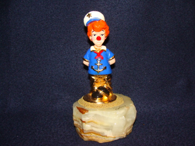 Ron Lee Art Sculpture World of Clowns Lit’l Mate 1994 Nautical