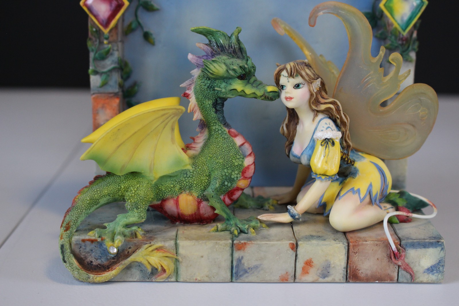 Dragonsite Magic Moonstone Linda Biggs Limited Ed Figurine Fairy Dragon LB31062