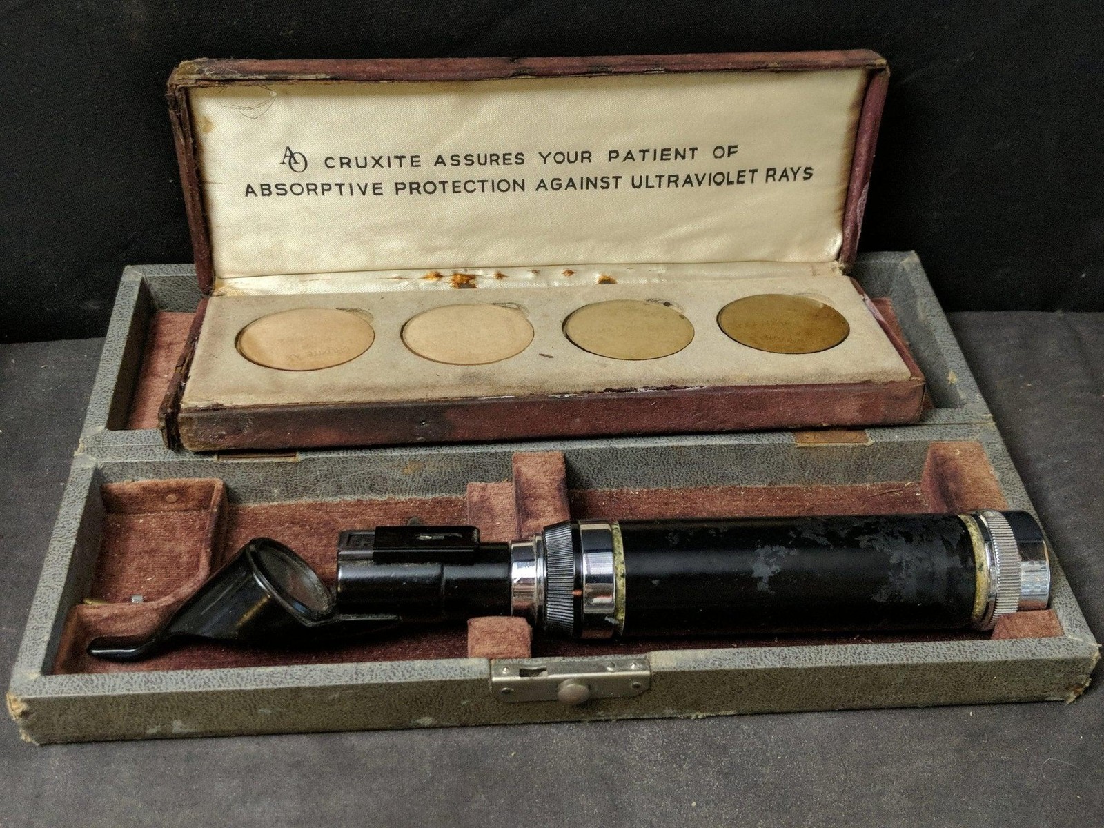 American Optical Cruxite Optometrist Tools Early 20th century