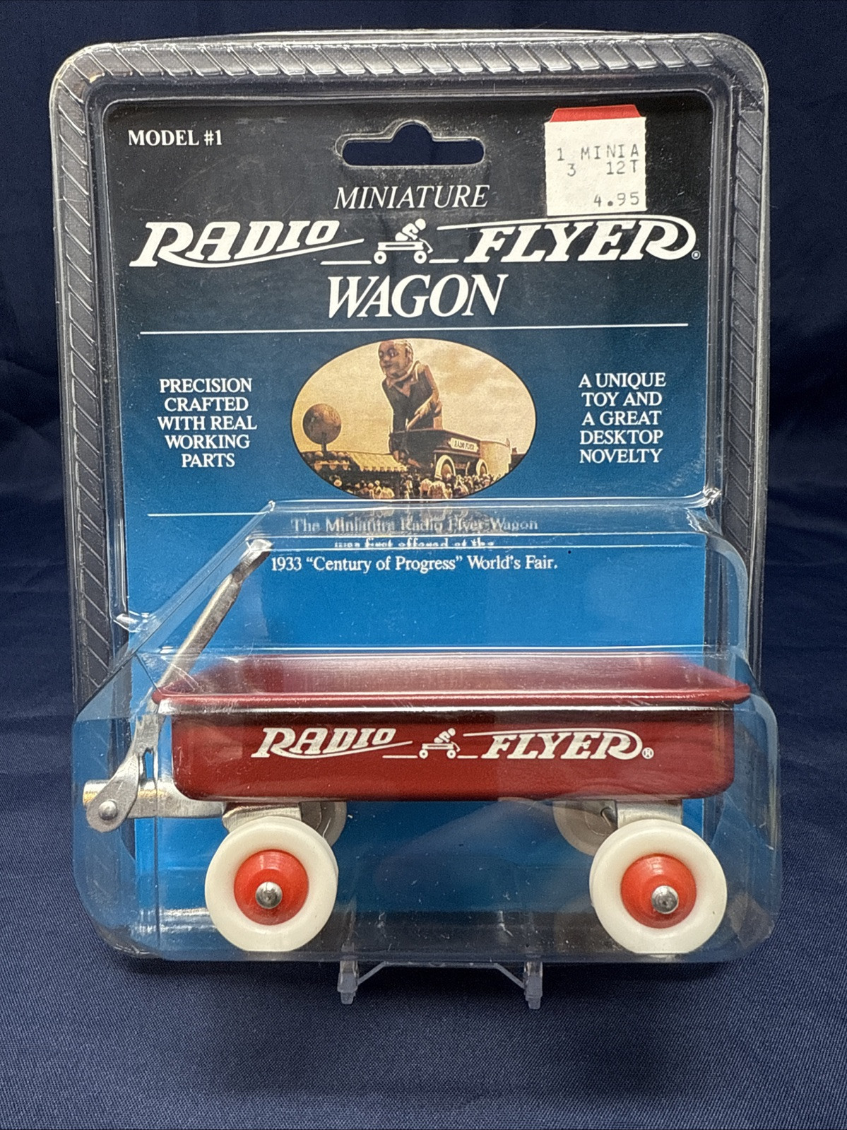 NEW 1990 Miniature Mini Radio Flyer Wagon Model #1 Sealed in Packaging BRAND NEW