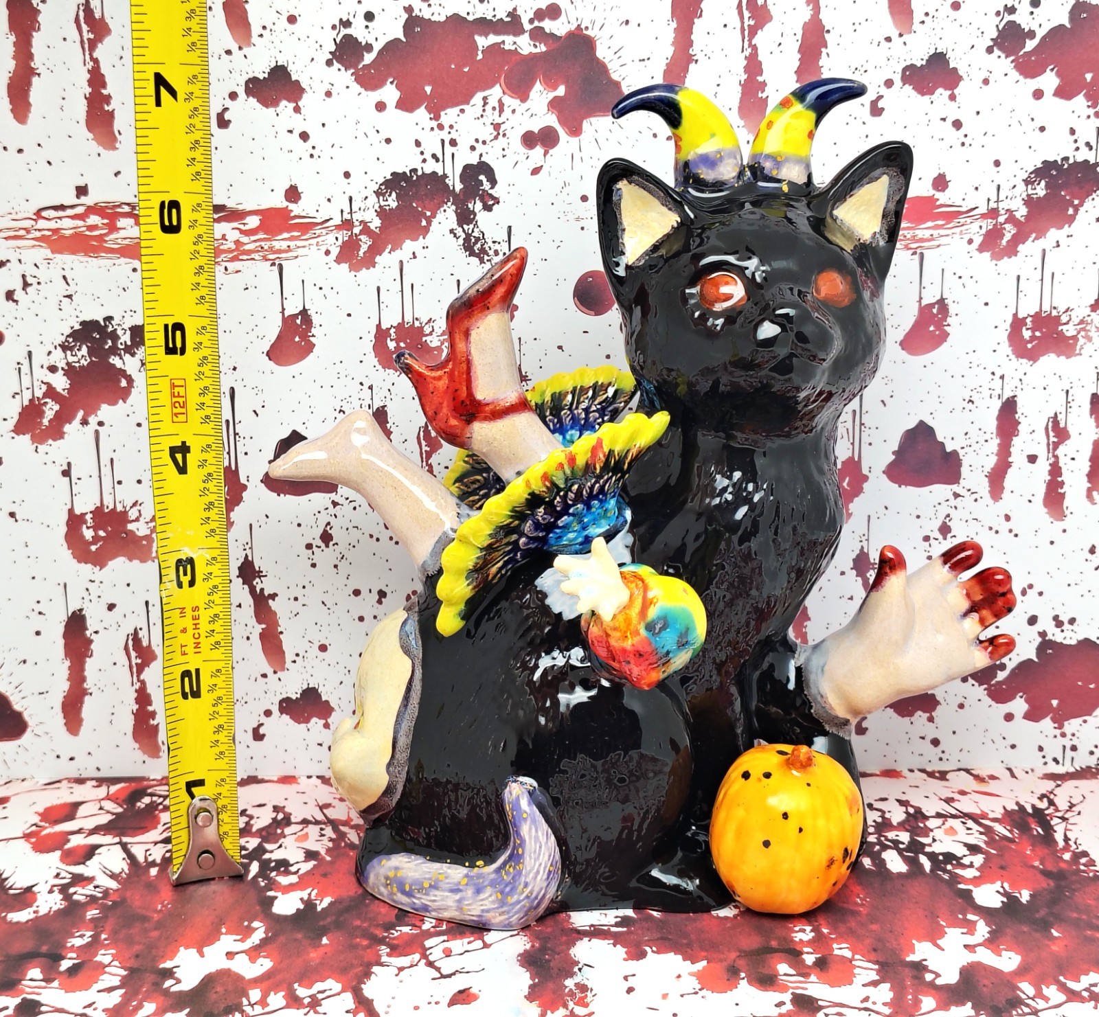 Assembly Line No. 13 – Original Handmade Ceramic Figurine Gothic Horror