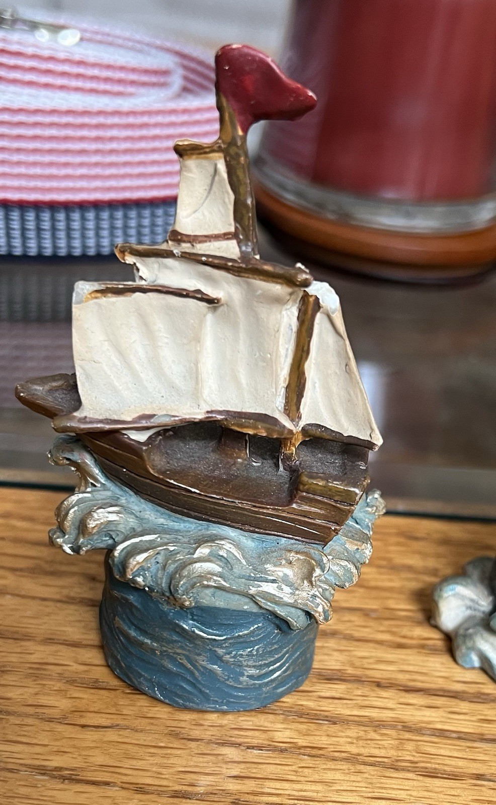 5 Pc Resin-WMG 2011 Nautical Theme 4” Captain, Mermaid, Seagull, Anchor, Ship