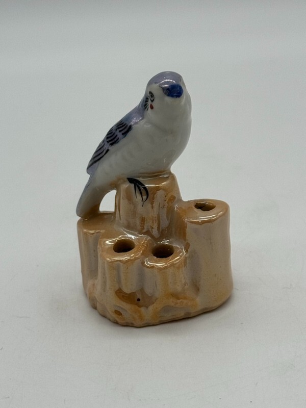 Lustre Ware Bungee Bird Figurine Made in Japan 2.5