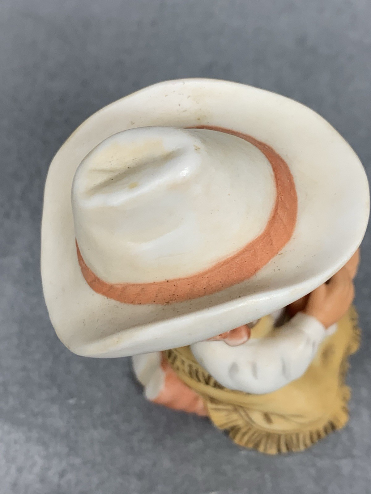 Perillo Collector Club Membership Piece Cowgirl With Doll Artaffects Vintage 86