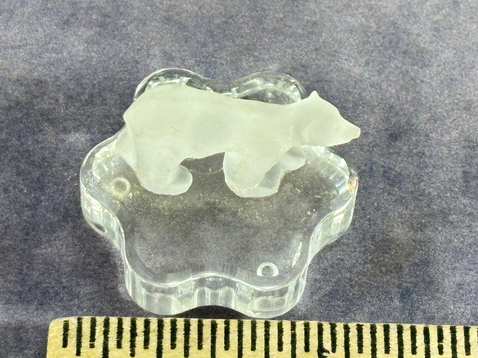 Set of 2 – Vintage Swarovski Ebeling & Reuss Polar Bear and Teddy Bear Frosted