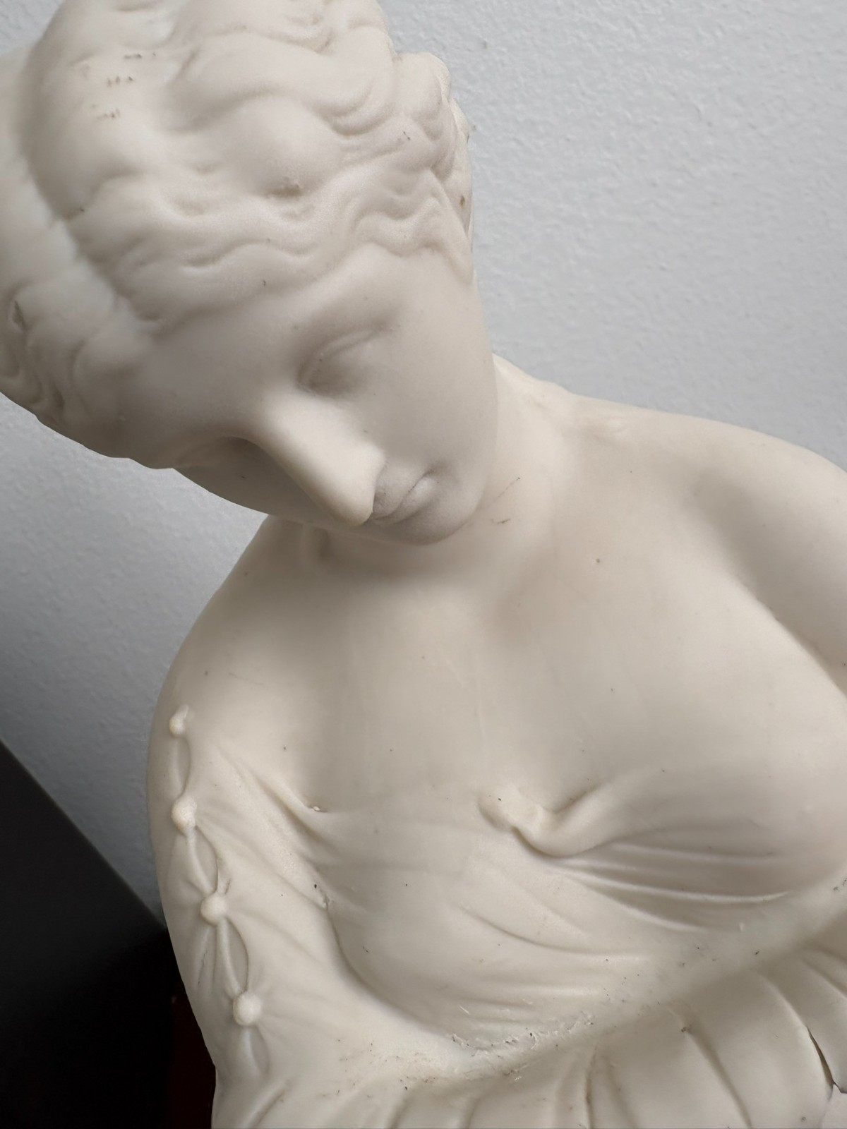Clytie – Vintage Parian Ware Bust – Approx 7″