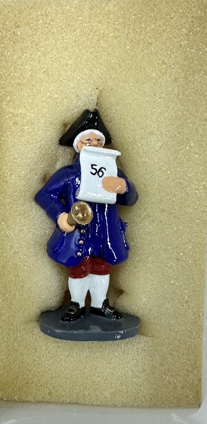Mid Atlantic Village 1999 Gathering “The Colonial Man” Painted Metal Figure 2.5″