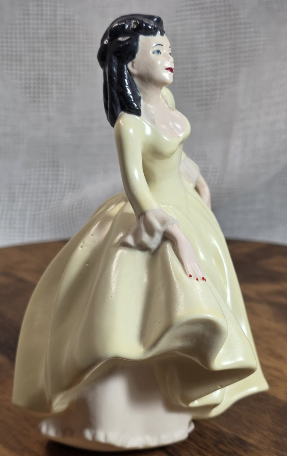 VTG MCM Edith King Original Ceramic Lady Figurine Kathy 1951 Coquette Cottagecor