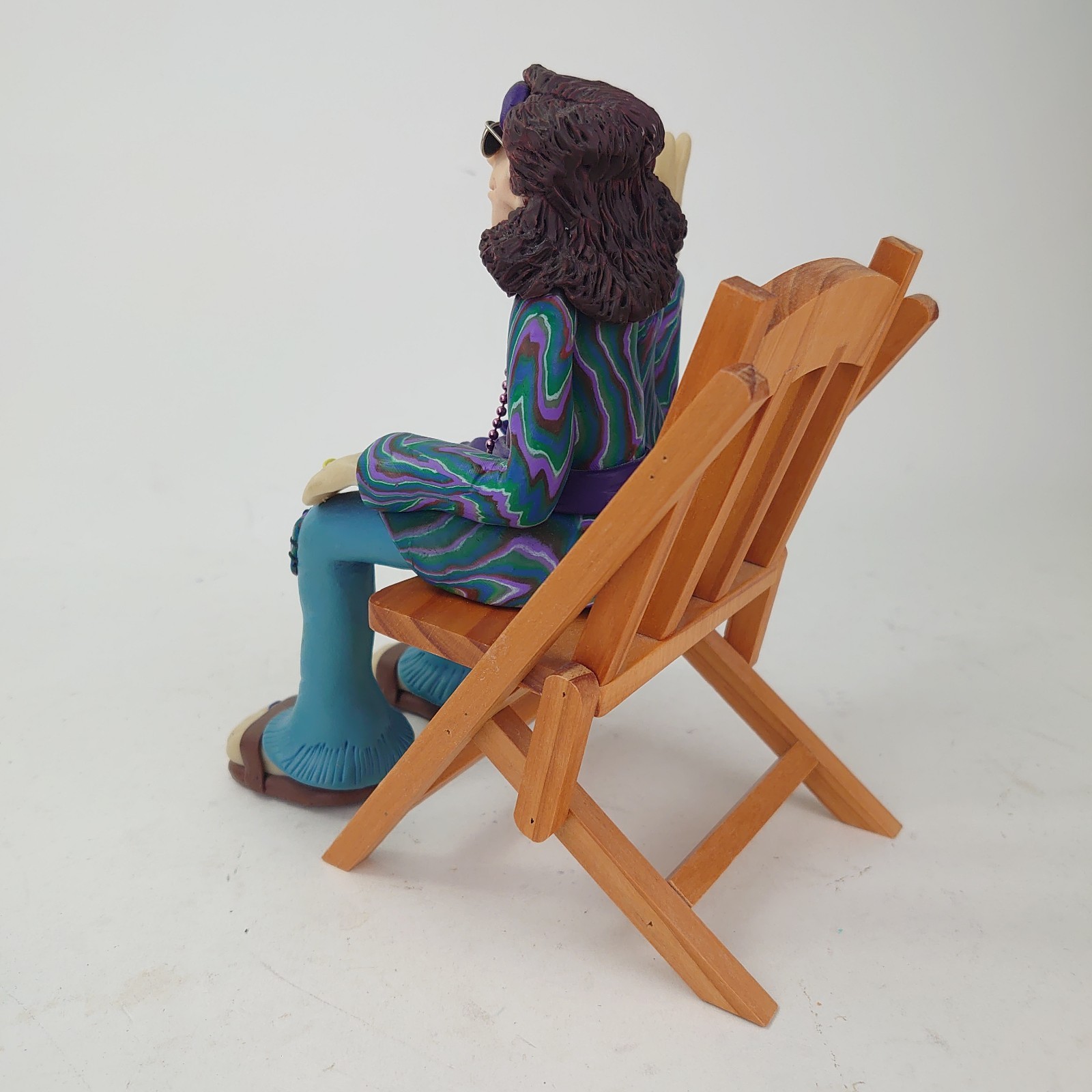 Vintage D. Manning Family of Friends Flower Power Hippie Shelf Sitter Figurine
