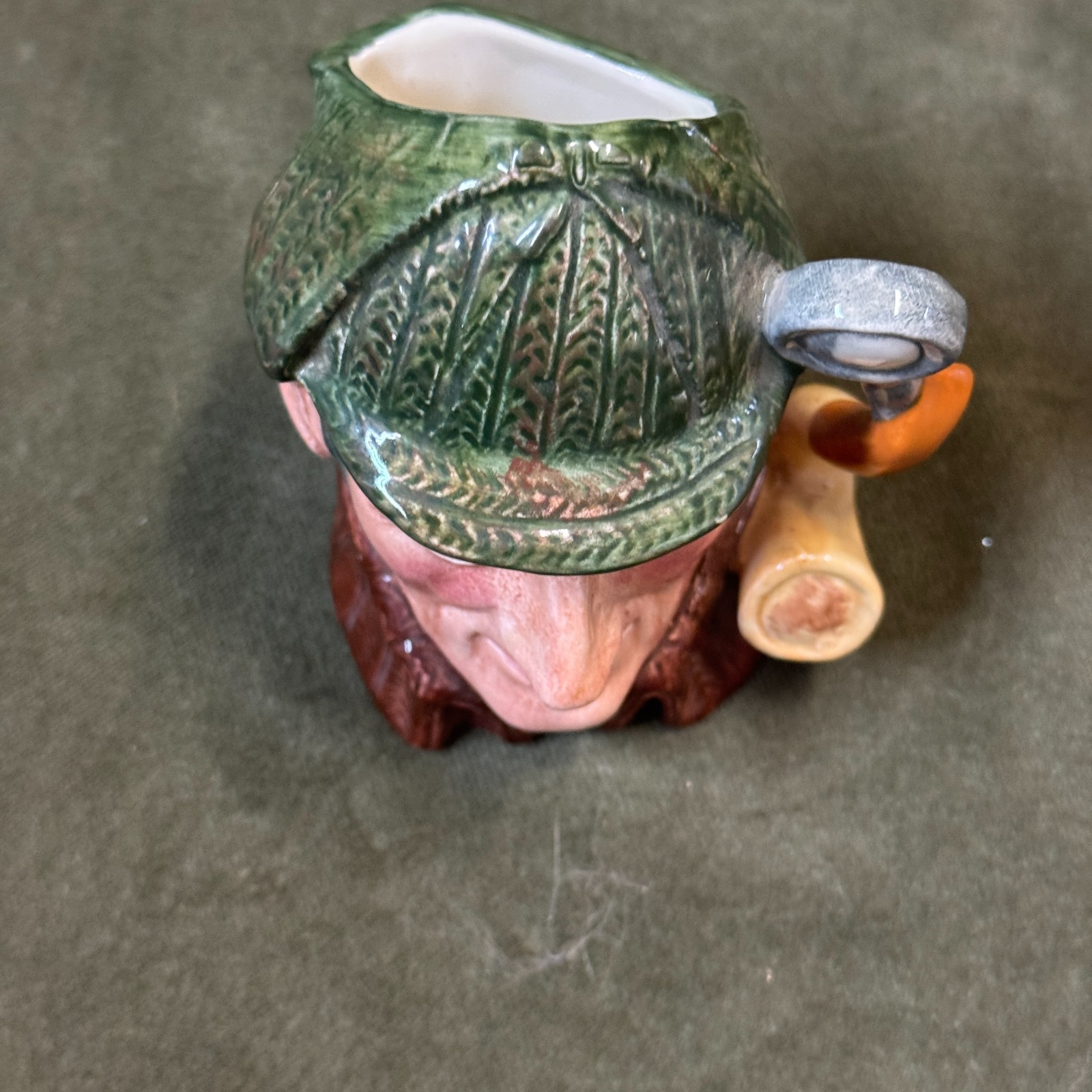 Royal Doulton *D6635*The Sleuth* Small Character Jug Mug 4”