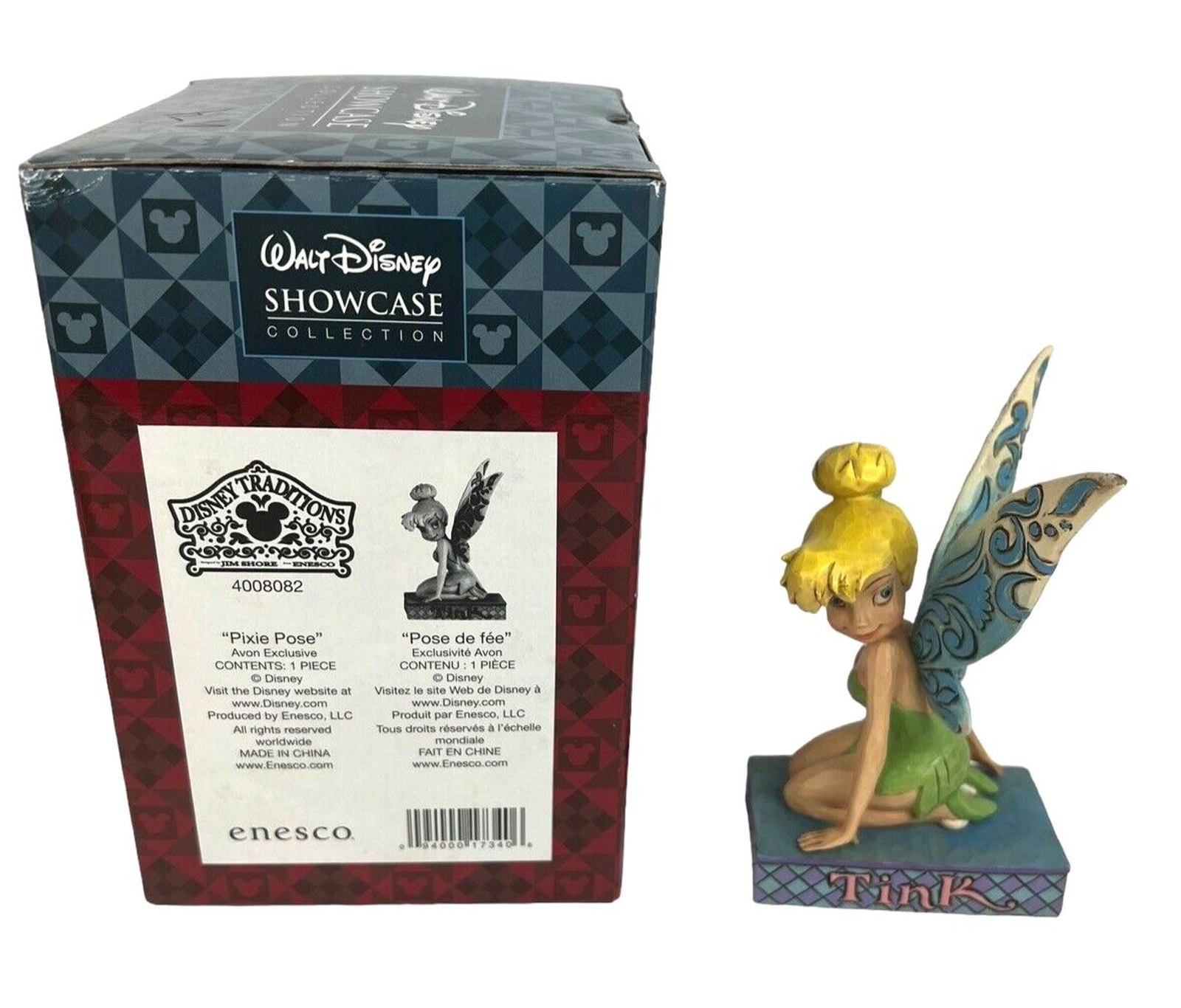 Walt Disney Showcase Traditions Jim Shore Tinkerbell Tink Pixie Pose W/Box