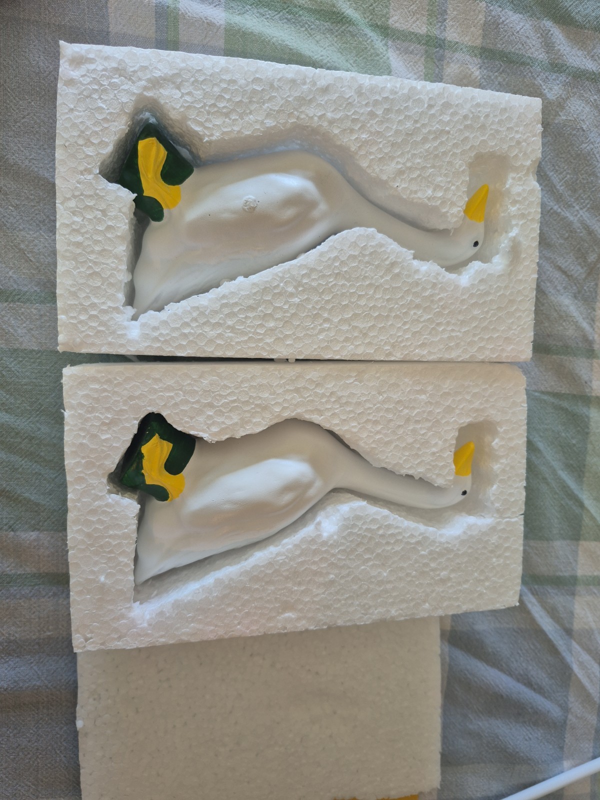 White Goose Figurines Pair – Country Cottage Decor, Farmhouse – NWOT Boxed