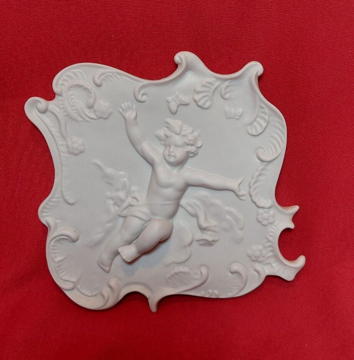 Vintage Jasperware Cherub Plaques 23/220 porcelain white