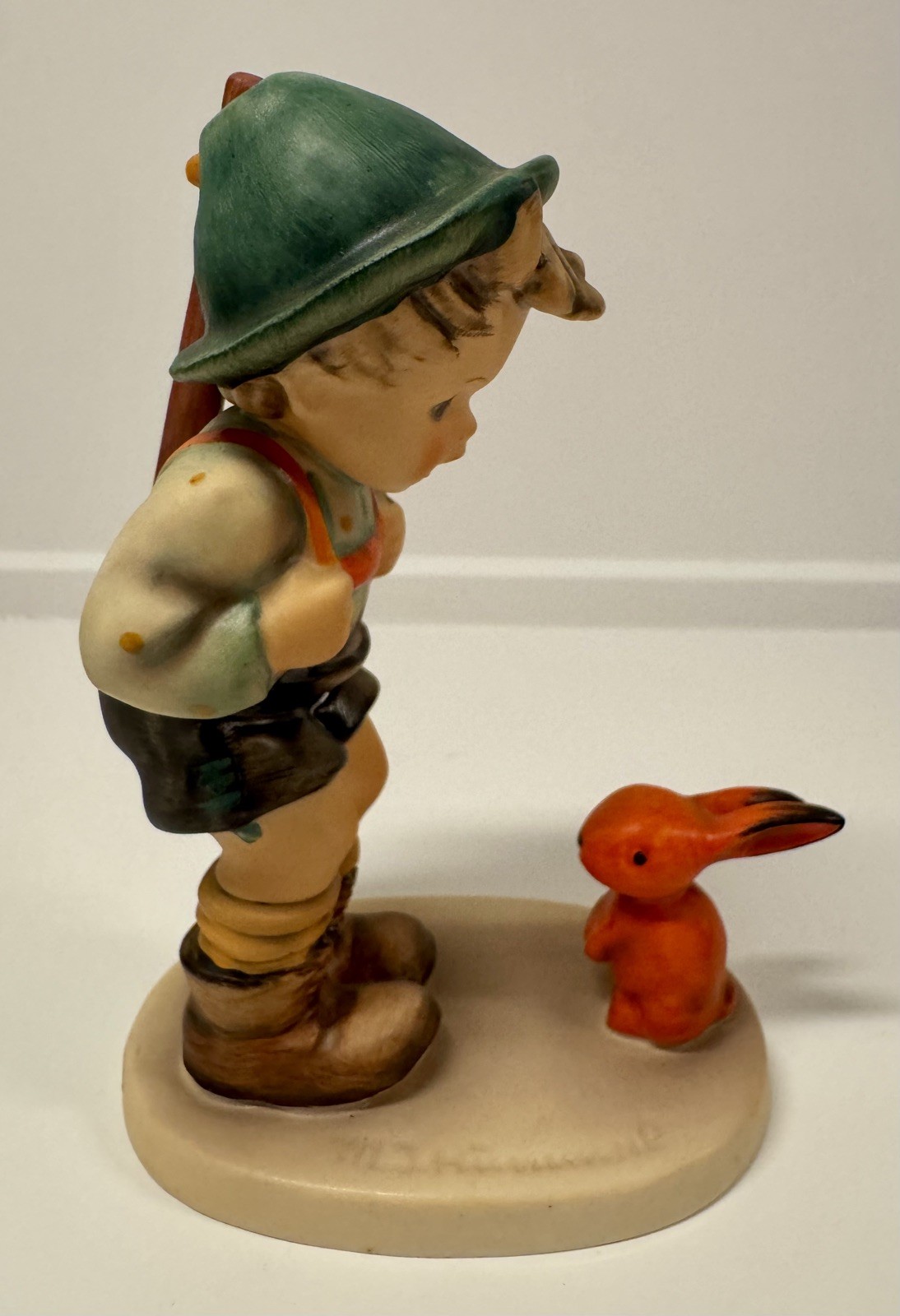 Hummel goebel figurines from germany sensitive Hunter TMK 5 , 5.5 inches tall.