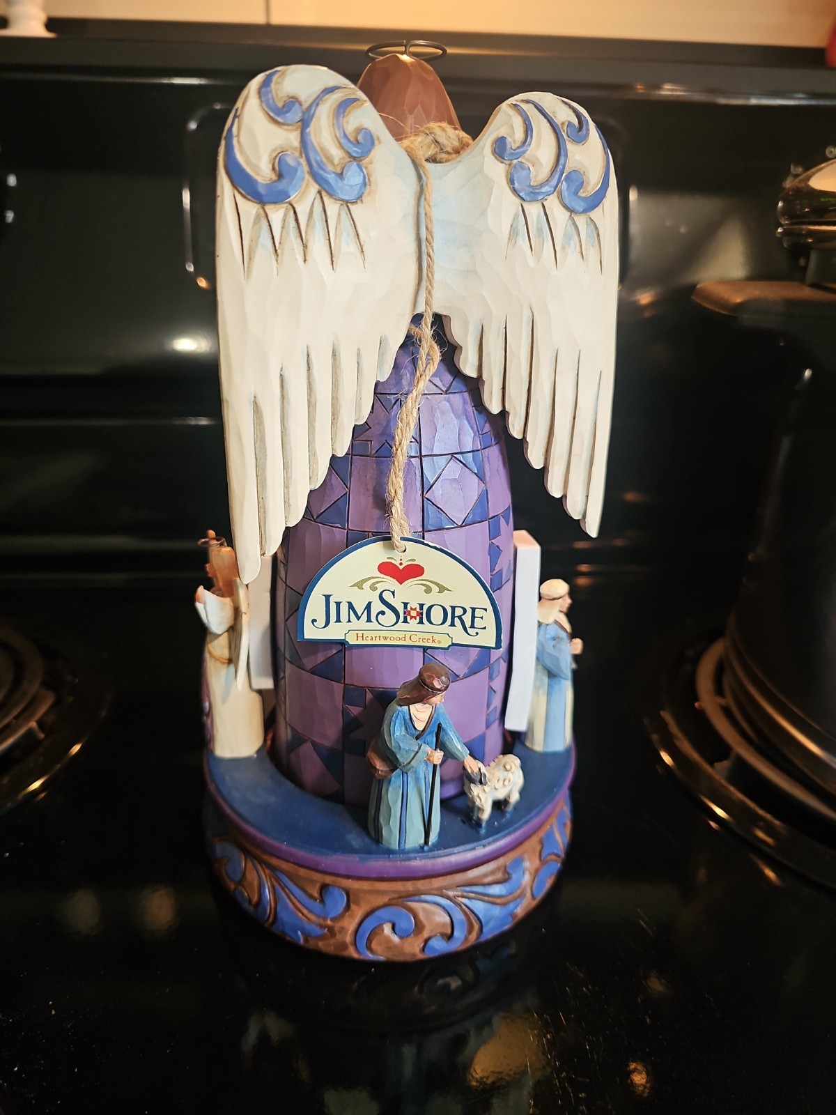 Jim Shore Nativity Christmas Moveable Angel “O Come Let Us Adore Him” 4051542