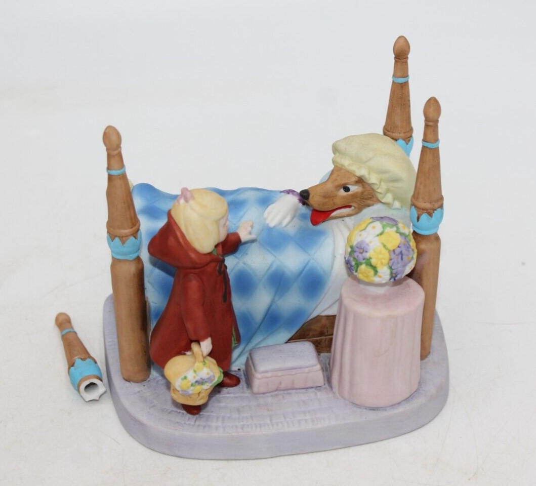 Little Red Riding Hood 12 Fairy Tales Detailed Porcelain Figure Danbury Mint 6″
