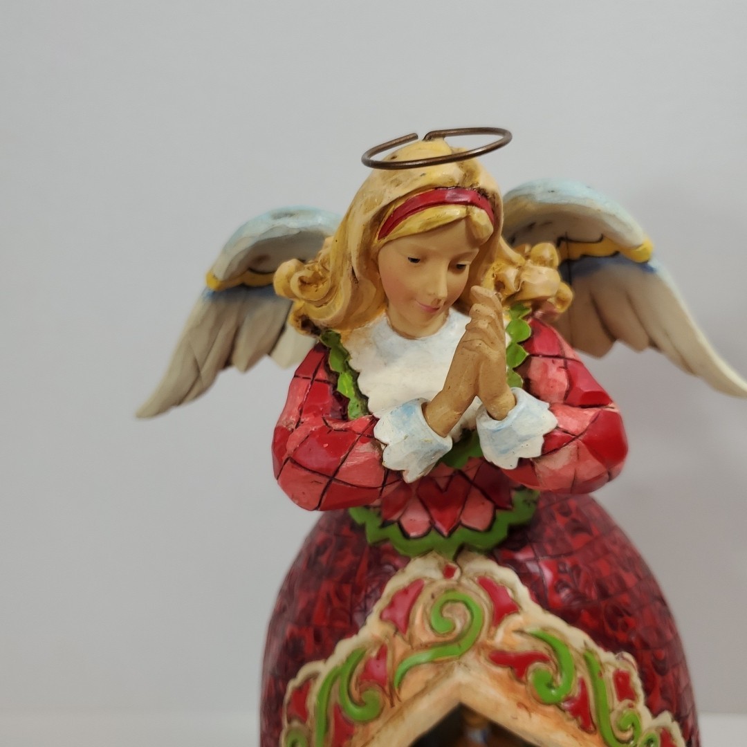 Jim Shore “Silent Night”-2006-No Box-Pre Owned-Musical Figurine