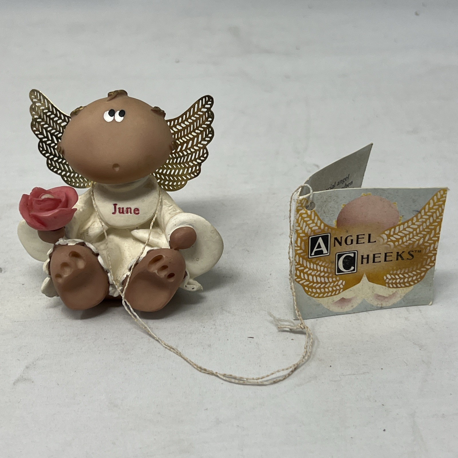 Vintage Guardian Angel Cheeks Kirk’s Kritters Figurine June 2001