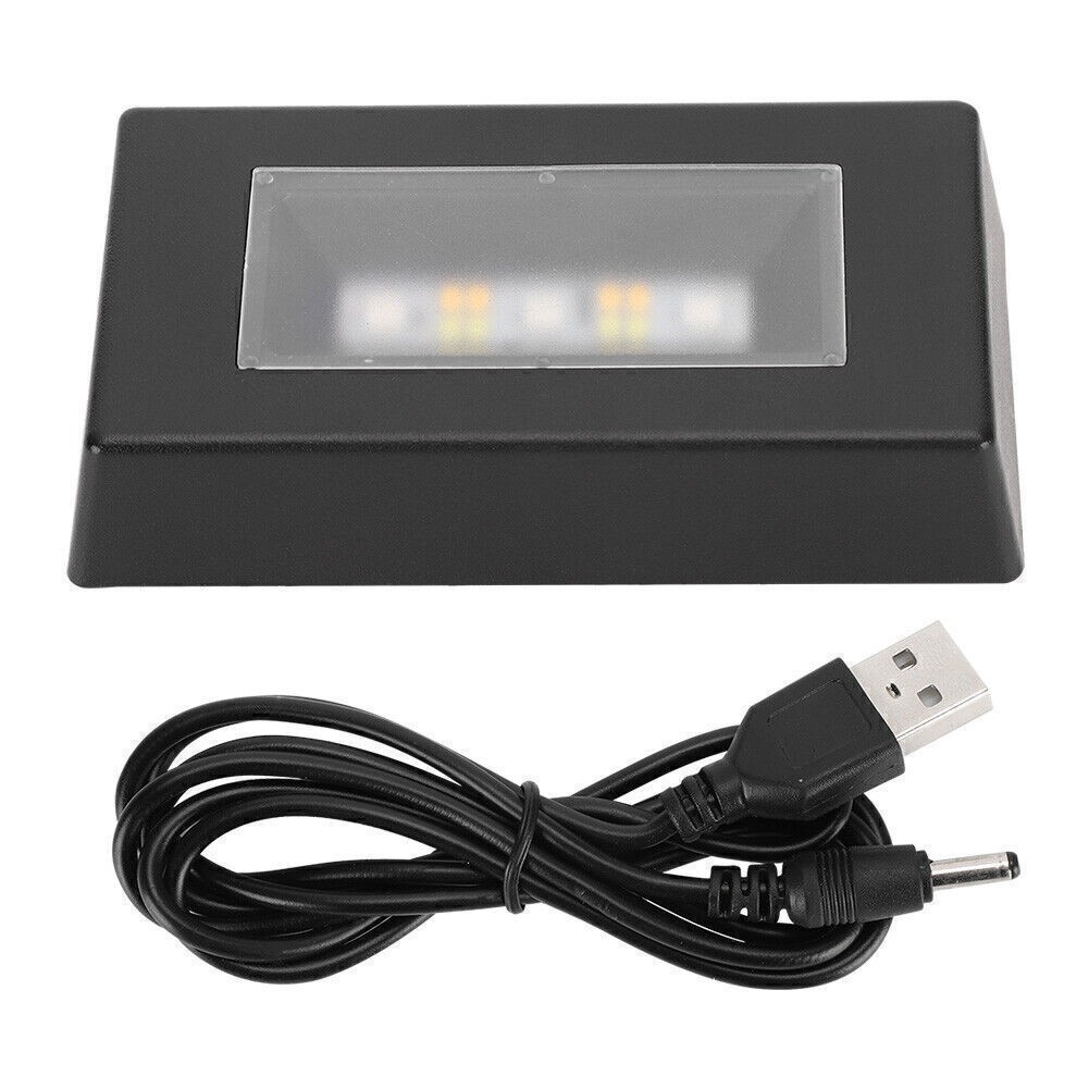 LED Display Base Color Changing Light Stand with USB Cable for 3D Crystal