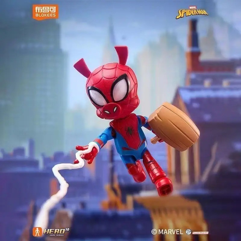 Blokees Marvel Hero Spider Man Galaxy Version 05 Spider-Ham Assembly Model Kits