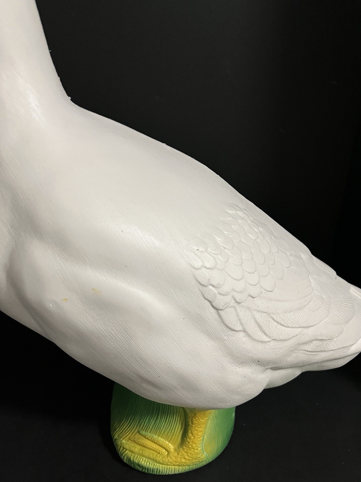 Union Products 1987 Large White Goose, Plastic Garden Décor, 23” High