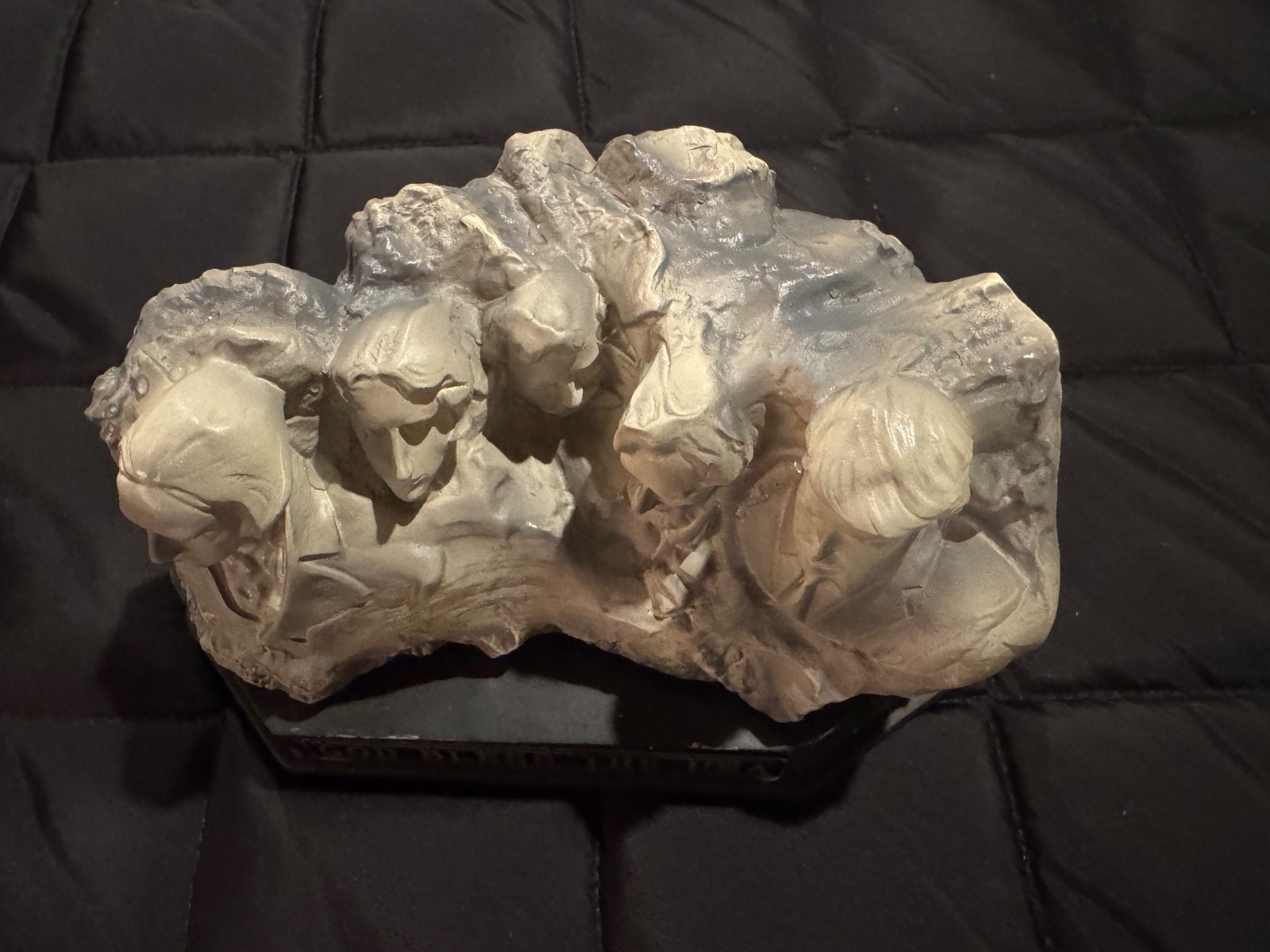 New In Box Mount Rushmore Trump Statue God Bless the USA
