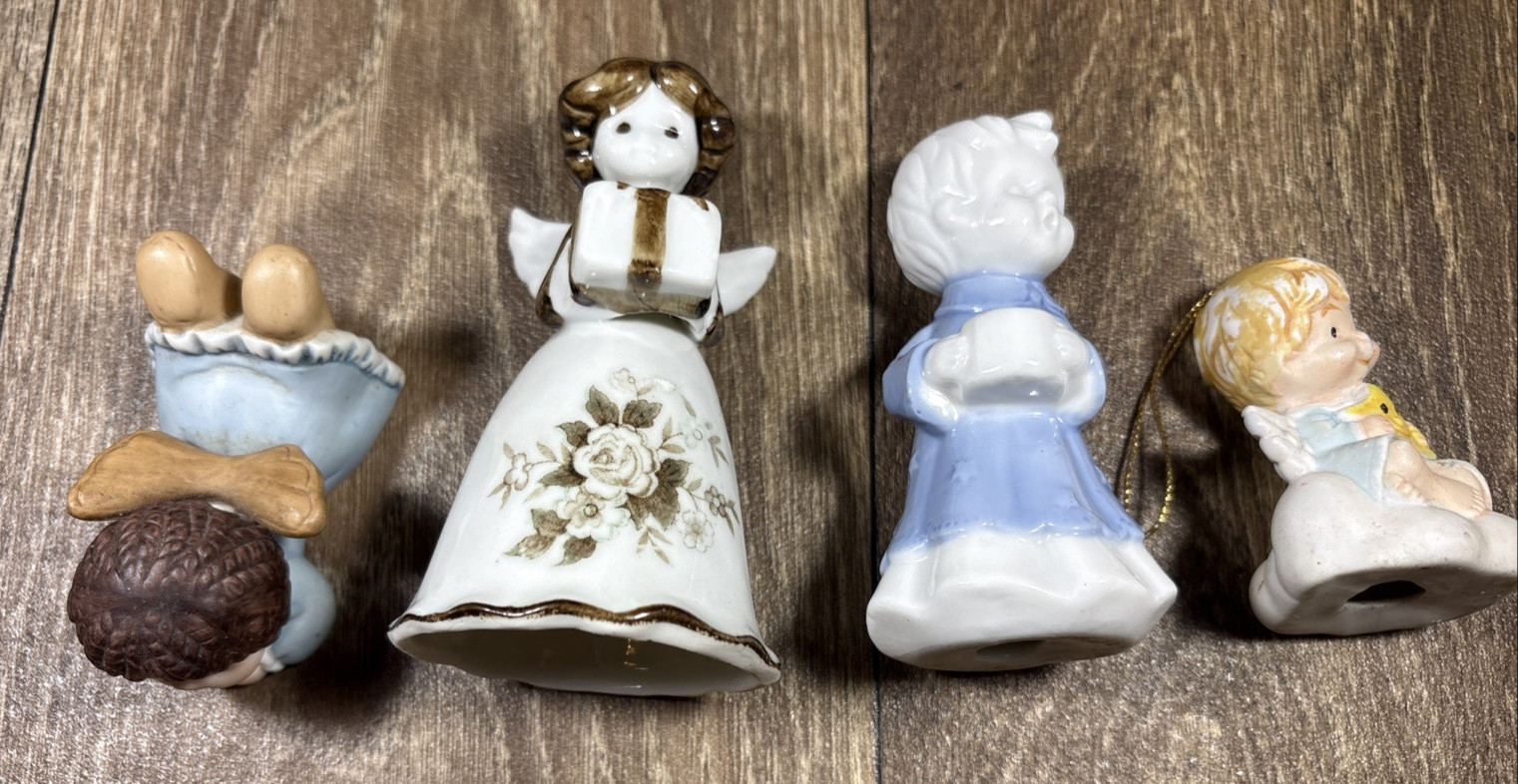 Mixed Lot Of Ceramic Angels Figurines