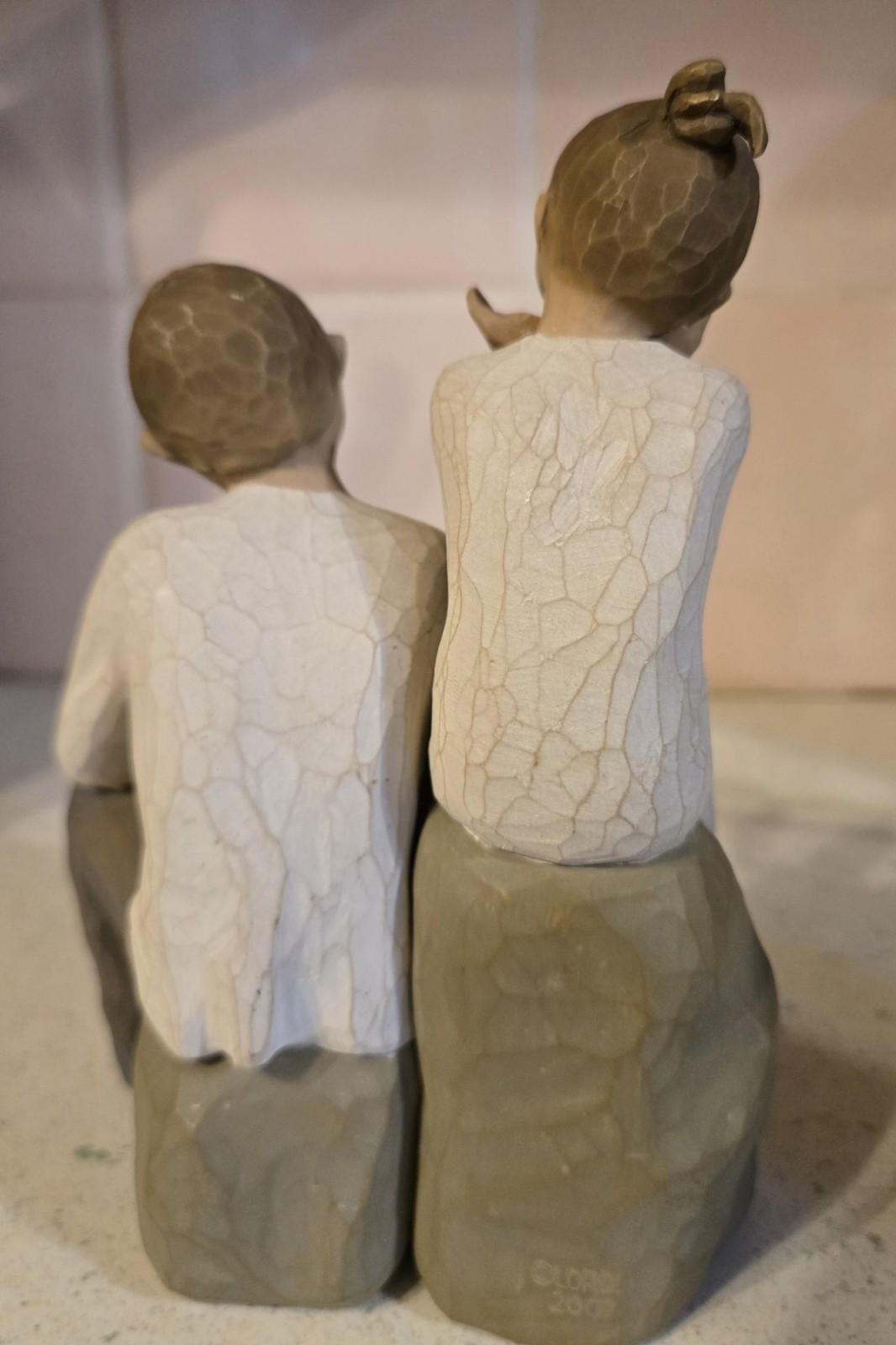Willow Tree Brother and Sister By My Side Hand-Painted Figure Susan Lordi